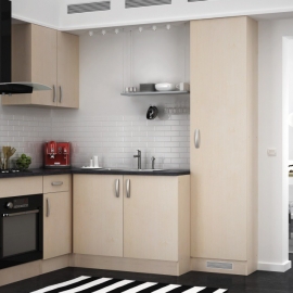 Aluminium Kitchens Silver Frame with Designed HPL 9SPECI
