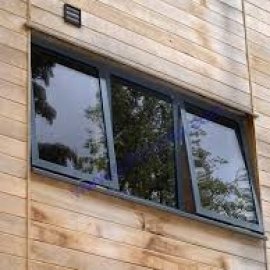 Aluminium Panel with Wide Frames in Wooden Grains Coated